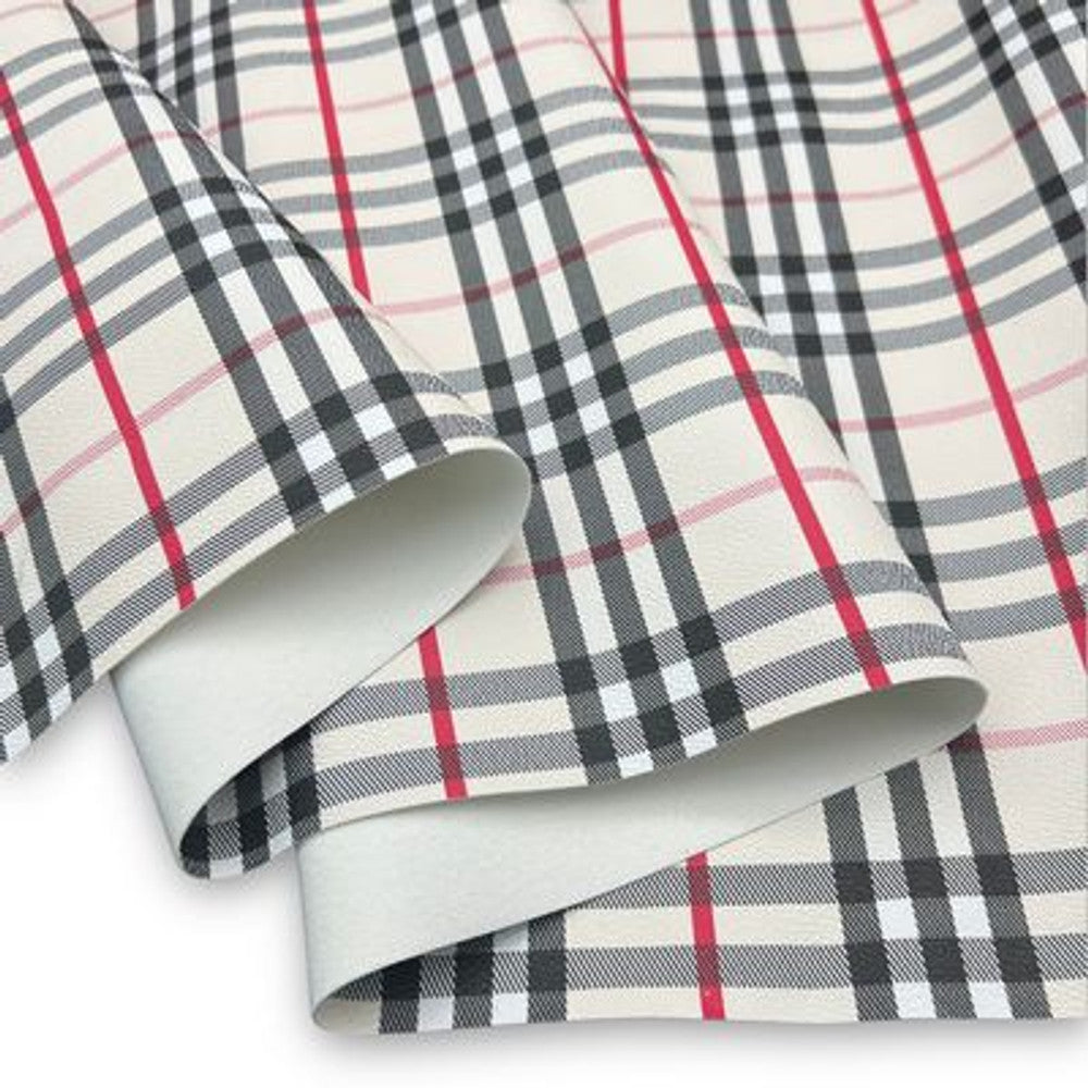 Simply Classic Large Tartan Plaid - Cream Multi 18 in x 54 in