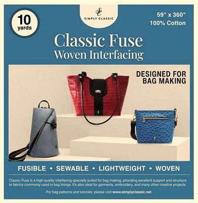 Simply Classic Classic Fuse Woven Interfacing 10 yd x 59 in