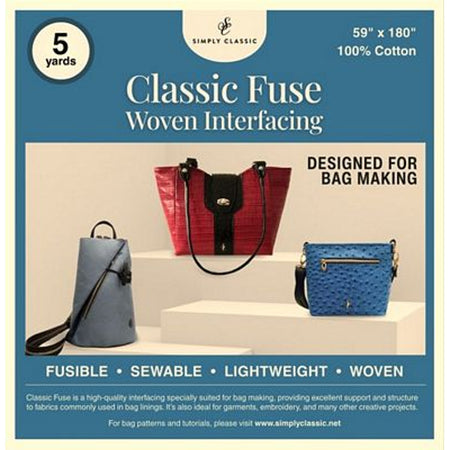Simply Classic Classic Fuse Woven Interfacing 5 yd x 59 in
