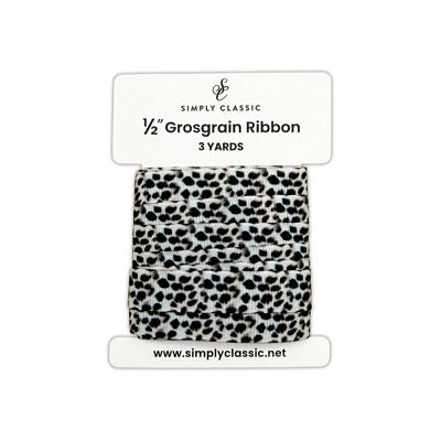 Simply Classic .5 in Grosgrain Ribbon - Watercolor Dalmation