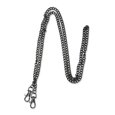 Simply Classic Metal Handbag Chain Strap 48 in Gunmetal