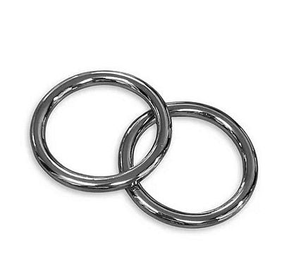 Simply Classic O-Ring 1.5 in 2/pk Nickel