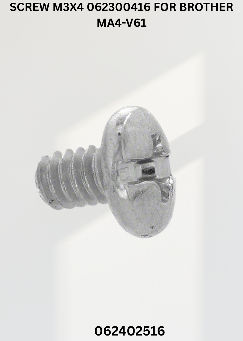 Screw M3x4 062300416 for Brother MA4-V61