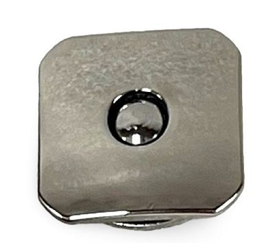 Simply Classic Square Front Magnetic Snap - Nickel
