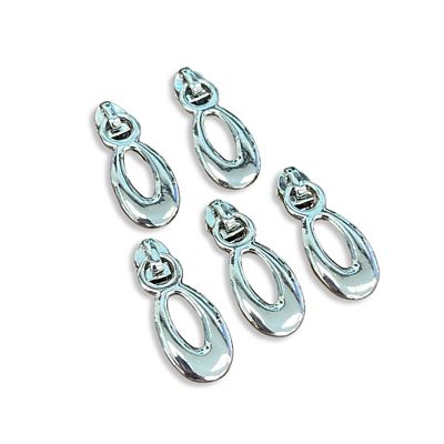 Simply Classic Zipper Pulls-Teardrop No. 3 Nickel