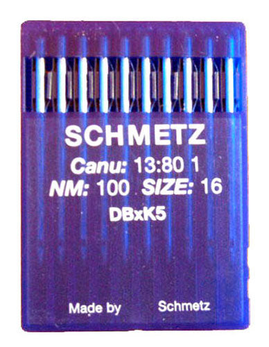 Schmetz Embroidery DBXK5 sz16/100 10/pkg