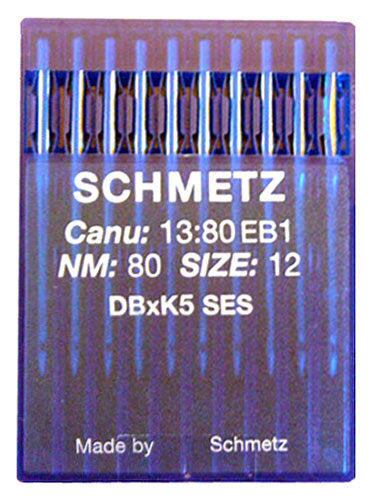 Schmetz DBXK5 Ses sz12/80 10/pkg
