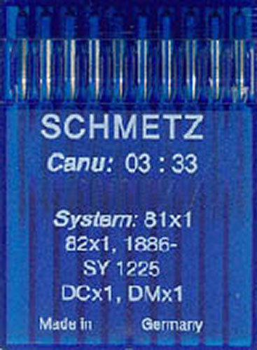 Schmetz Overlock DCX1 sz11/75 10/pkg