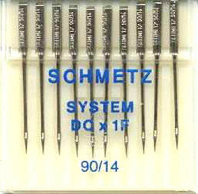 Schmetz Flat Shank DCX1 sz14/90 10/pkg