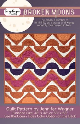 Snapdragon Quilting Broken Moons Quilt Pattern