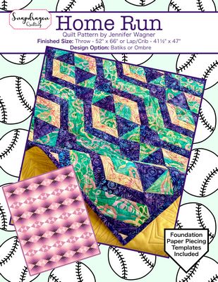 Snapdragon Quilting Home Run Quilt Pattern