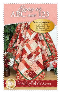 Shabby Fabrics Easy as Abc and 123
