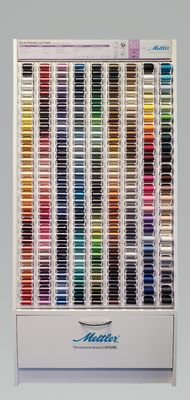 Mettler Silk Finish Cotton 50wt Thread Display