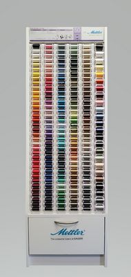 Mettler Silk Finish Cotton 50wt Thread Display