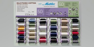 Mettler Silk Finish Cotton40/50/60wt ThreadDisplay