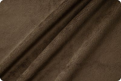 Shannon Fabrics Solid Cuddle 3 - Extra Wide Brown