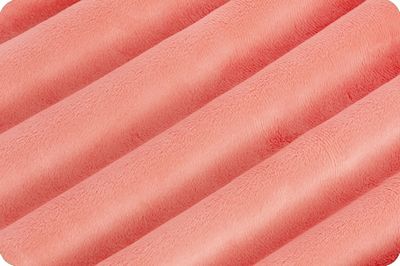 Shannon Fabrics Solid Cuddle 3 - Extra Wide Coral