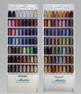 Mettler Silk-Finish Cotton 50wt Large Spool Thread Display