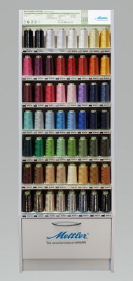 Mettler Silk-Finish Cotton 60wt Large Spool Display