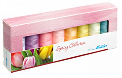 Mettler Silk Finish Spring Kit 8 Spools, 164 yards
