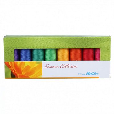 Mettler Silk Finish Summer Kit 8 Spools, 164 yards