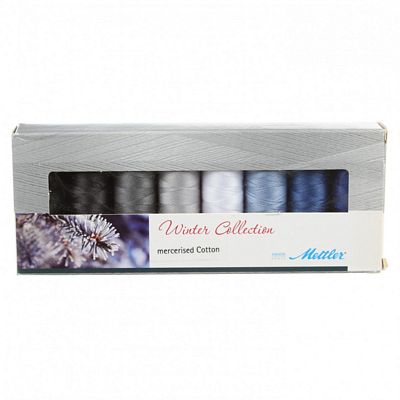 Mettler Silk Finish Winter Kit 8 Spools, 164 yards