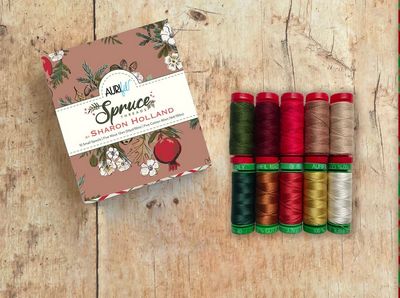 Aurifil Spruce by Sharon Holland