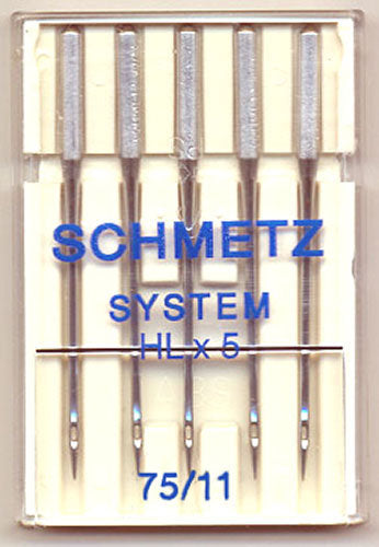 Schmetz HLX5 Quilting 5pk sz11/75