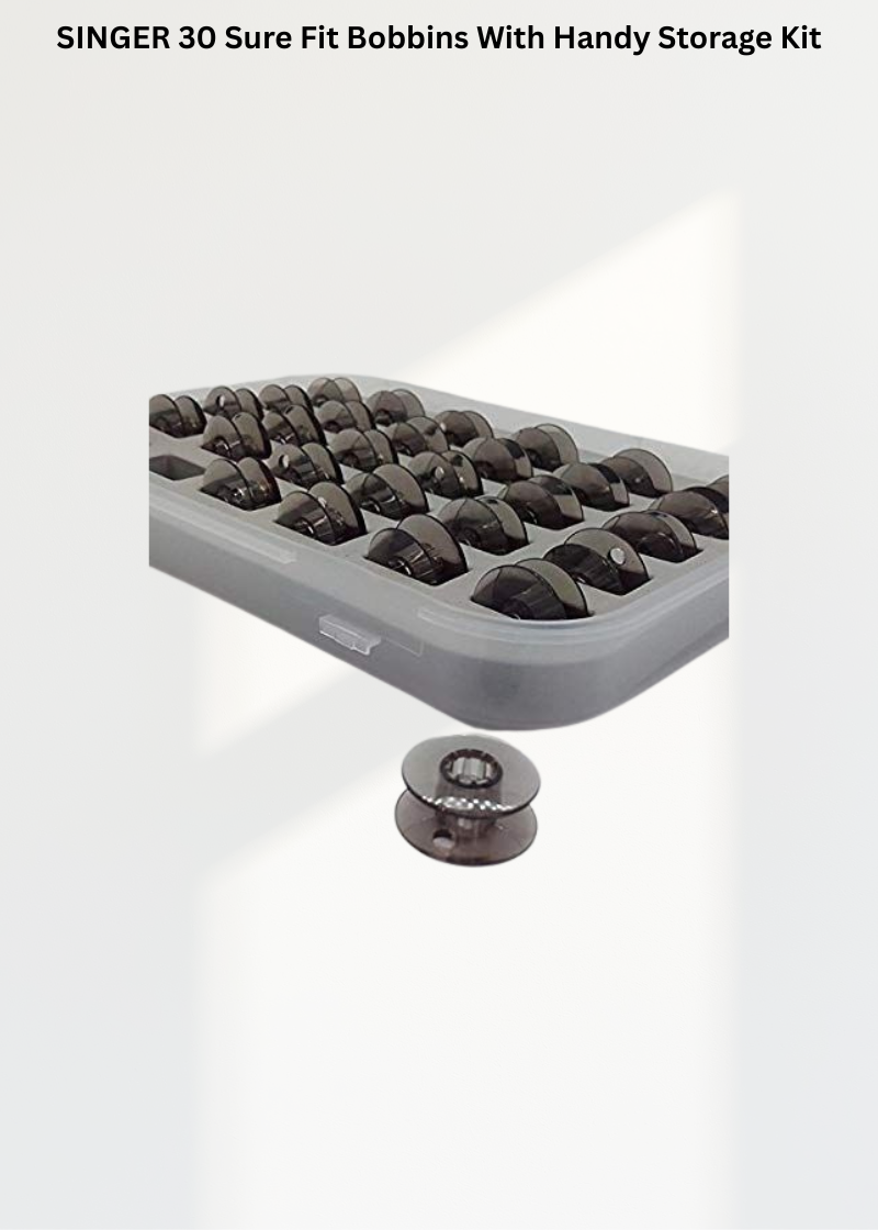 SINGER 30 Sure Fit Bobbins With Handy Storage Kit