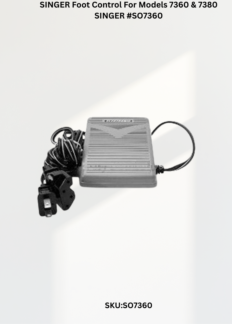 SINGER Foot Control For Models 7360 & 7380 SINGER #SO7360