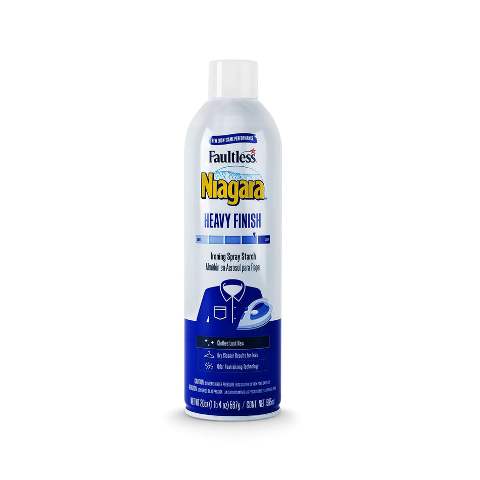 Faultless Niagara Heavy Finish Starch Spray - 20 oz. - 12/Box
