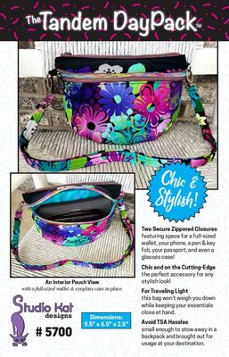 Studio Kat Designs The Tandem DayPack Pattern