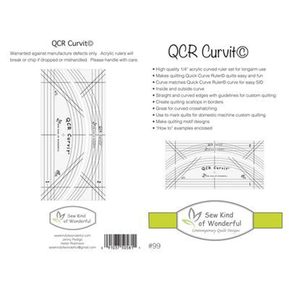 Sew Kind of Wonderful Qcr Curvit