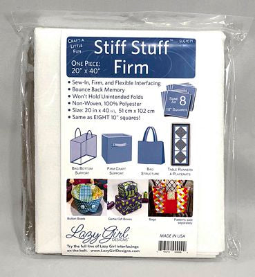 Lazy Girl Designs Stiff Stuff package 20 in x 40 in