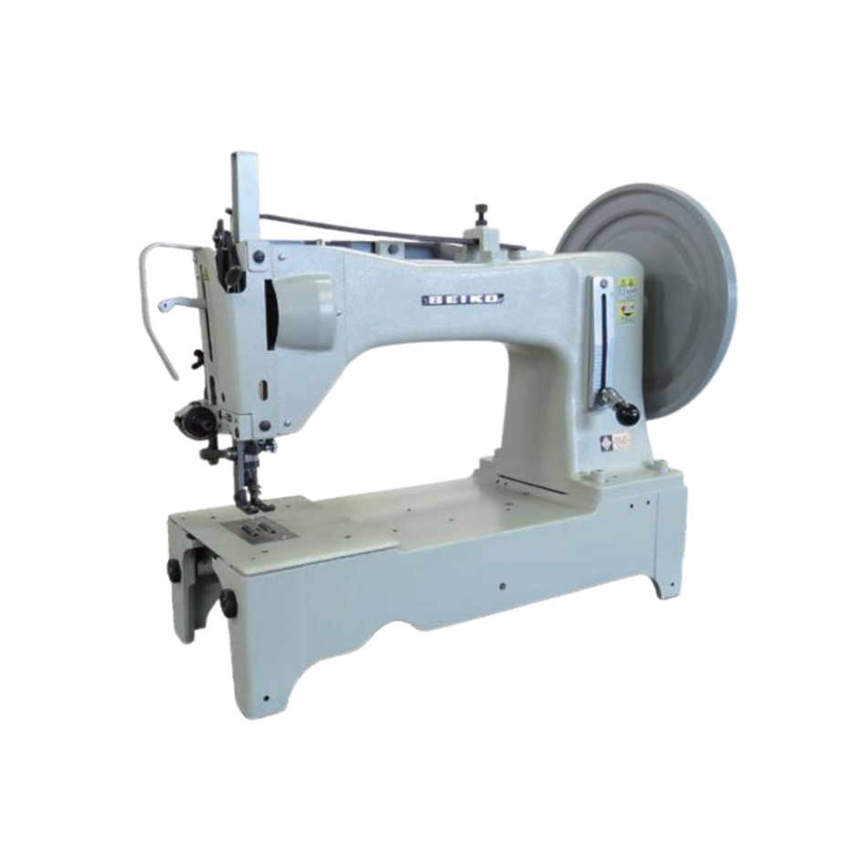 Seiko SLH Series Flat Bed - Single Needle, Long Arm, Extra Heavy Duty, Large Oscillating Shuttle Hook, Drop Feed and Walking Foot, Reverse Stitch, Lockstitch Sewing Machine