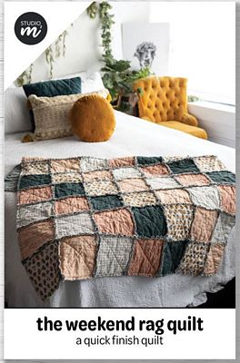 Studio M Squared Weekend Rag Quilt Pattern