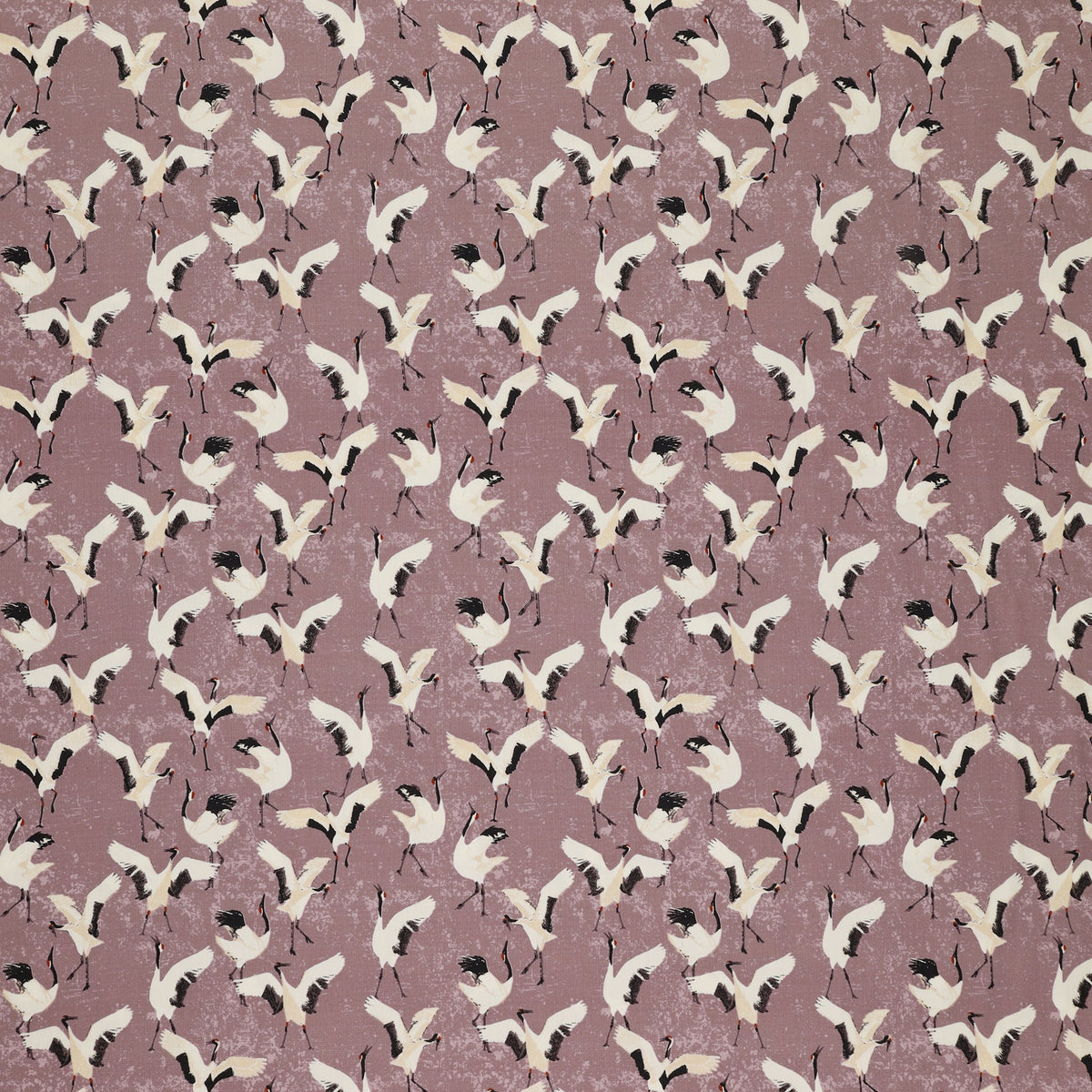 Soar Fabric Collection - Dancing Cranes Mineral