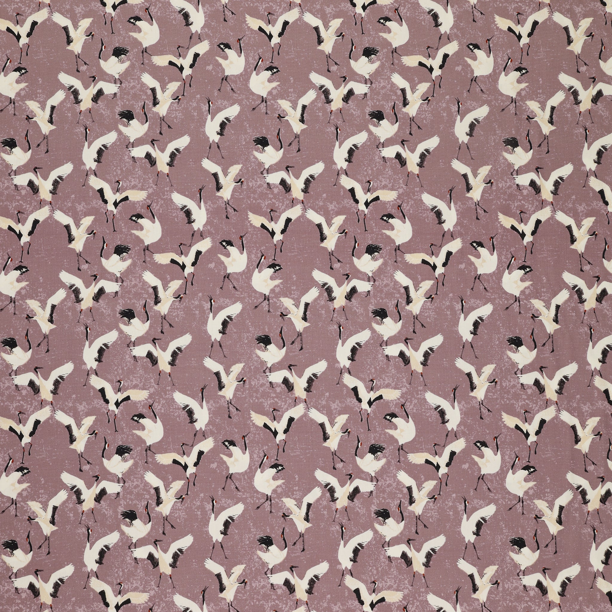 Soar Fabric Collection - Dancing Cranes Mineral
