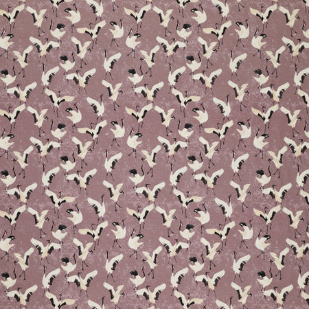 Soar Fabric Collection - Dancing Cranes Mineral