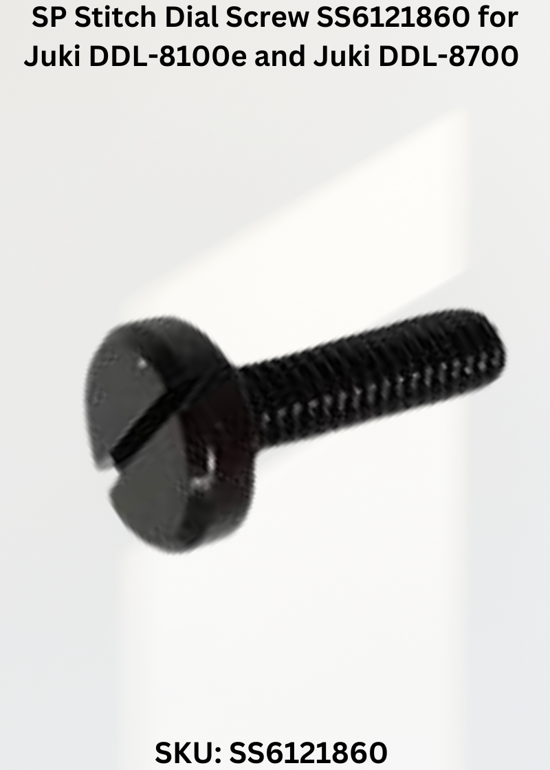 SP Stitch Dial Screw SS6121860 for Juki DDL-8100e and Juki DDL-8700 Sewing Machines