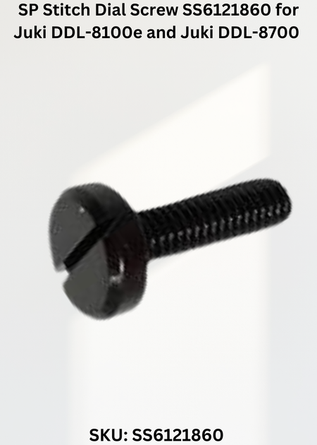 SP Stitch Dial Screw SS6121860 for Juki DDL-8100e and Juki DDL-8700 Sewing Machines