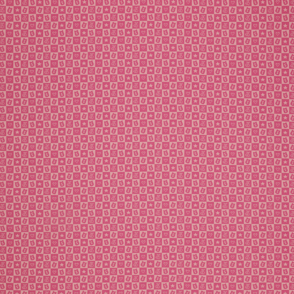 Squishmallows Joyful Fabric Collection - Checkered Pink