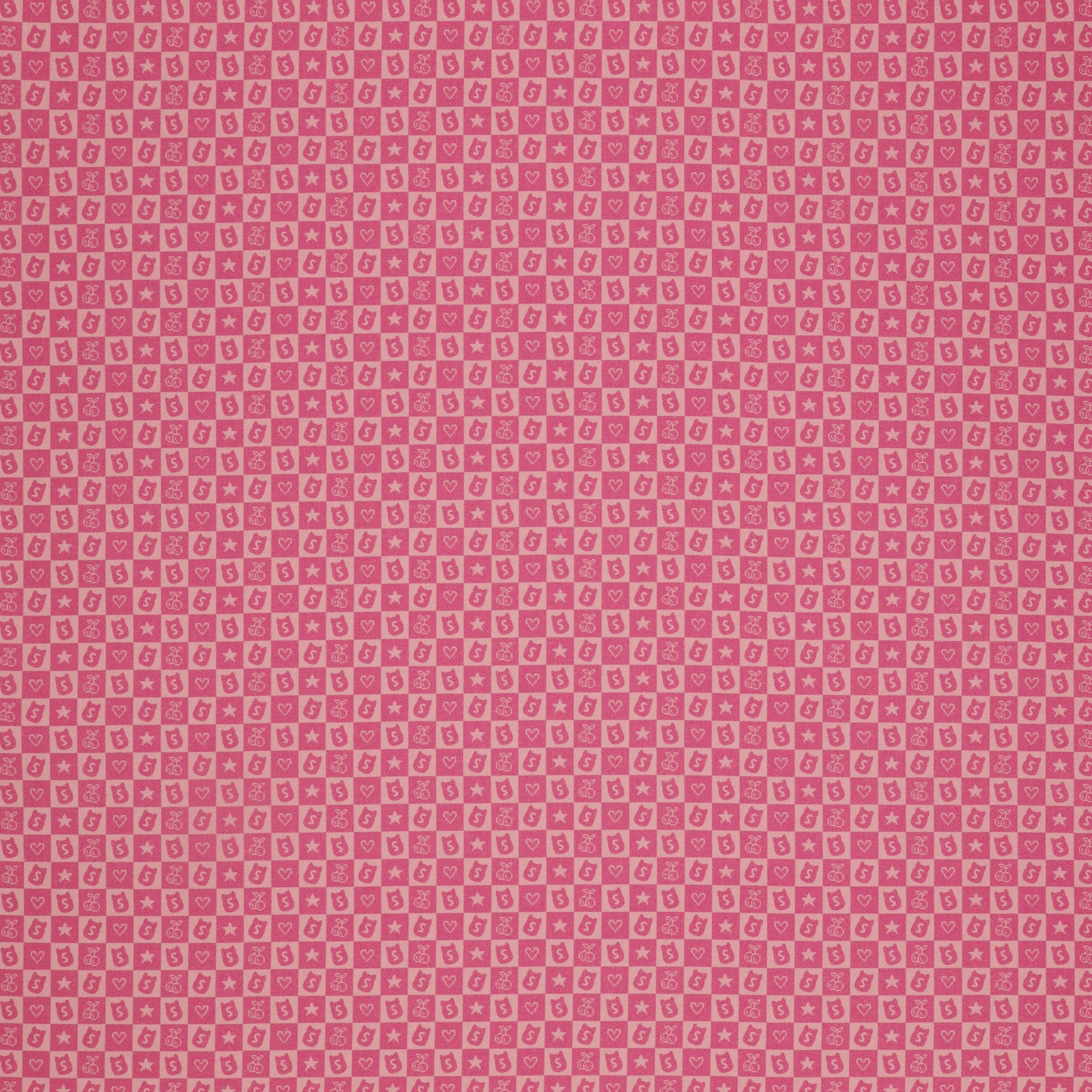 Squishmallows Joyful Fabric Collection - Checkered Pink