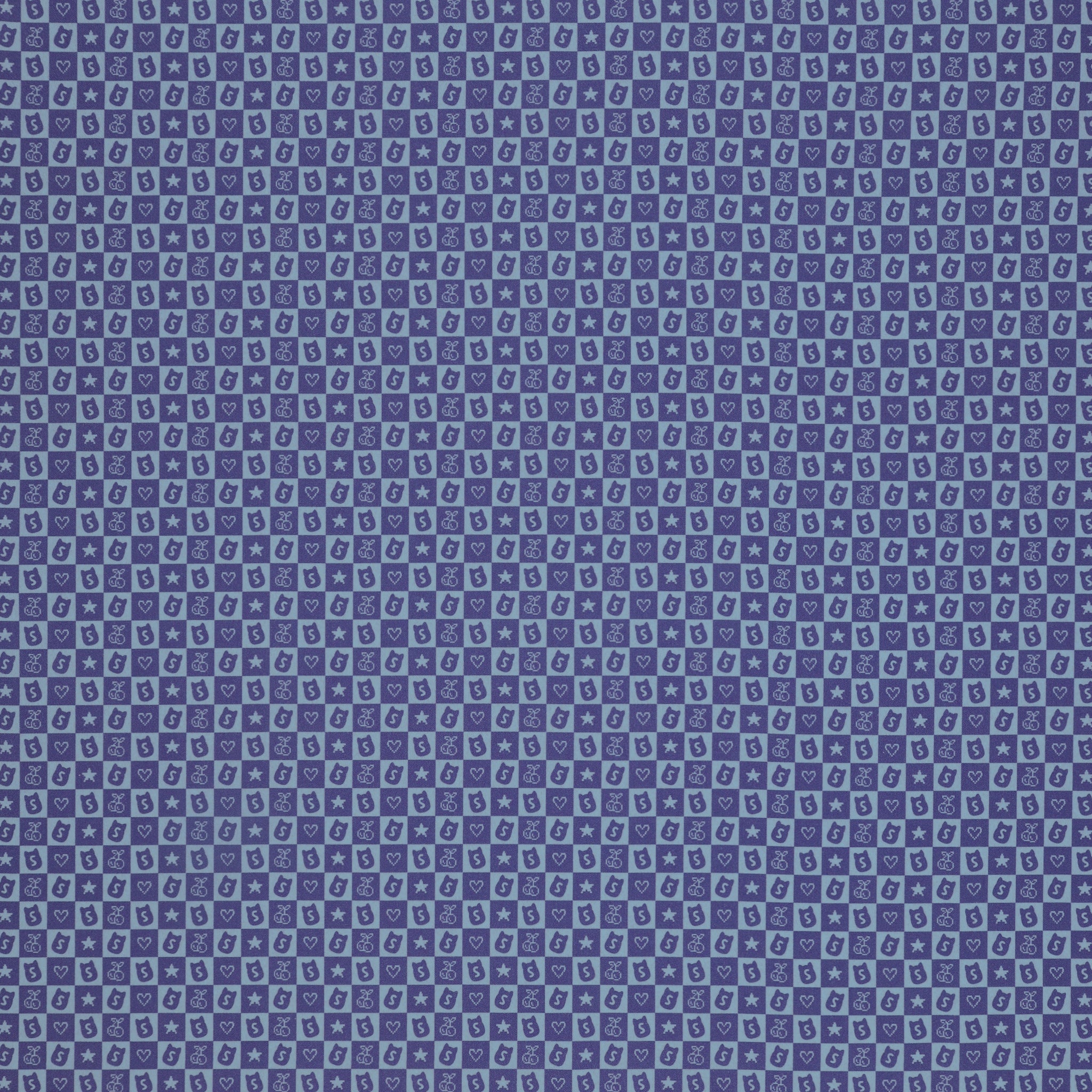 Squishmallows Joyful Fabric Collection - Checkered Purple