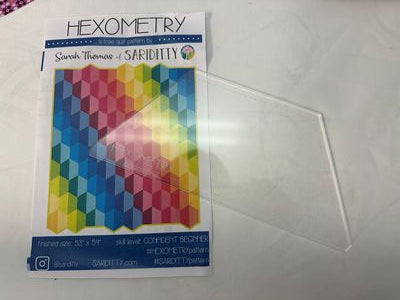 Sariditty Hexometry Cutting Template