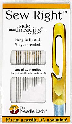 PST Innovations LLC Sew Right Set of 12 side Threading Needles