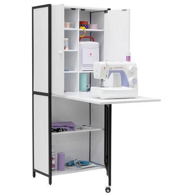 Sew Ready Multipurpose Armoire with Folding Top