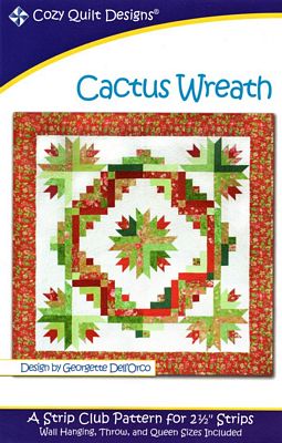 Cozy Quilt Designs Cactus Wreath