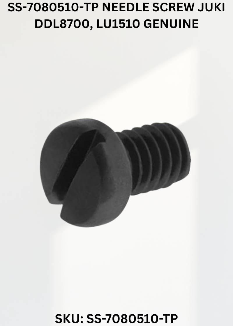 SS-7080510-TP NEEDLE SCREW JUKI DDL8700, LU1510 GENUINE SS-7080510-TP NEEDLE SCREW JUKI DDL8700, LU1510 GENUINE