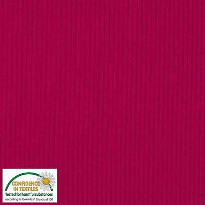 Stof A/S Fabrics Avalana Viscose Rib- Solid small Fuchsia
